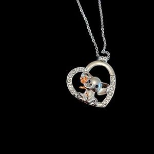 Heart Animal Elephant Necklace - A Unique Engagement Gift